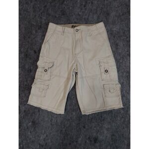Y2k Plugg Shorts Mens 29 Beige Cargo Vintage‎ Baggy Skater Long Military utility